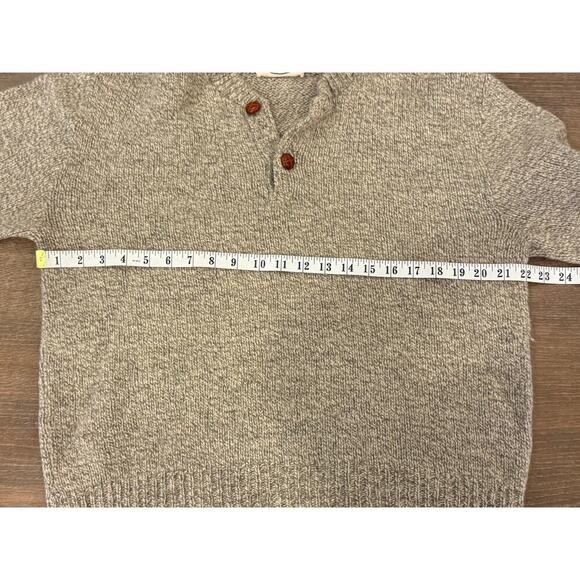 Vintage Environmental Clothing Co Wool Gray Sweater size L md in usa - Picture 3 of 8